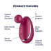 Вібратор для зовнішньої стимуляції Satisfyer Spot On 1, гнучкий відросток