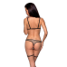 Комплект білизни Passion GABI SET XXL/XXXL, beige
