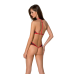 Сітчасте боді з мереживом на грудях Passion Satara Body, розмір XXL/XXXL