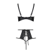 Комплект білизни Passion Tasmina Set, чорний, розмір L/XL