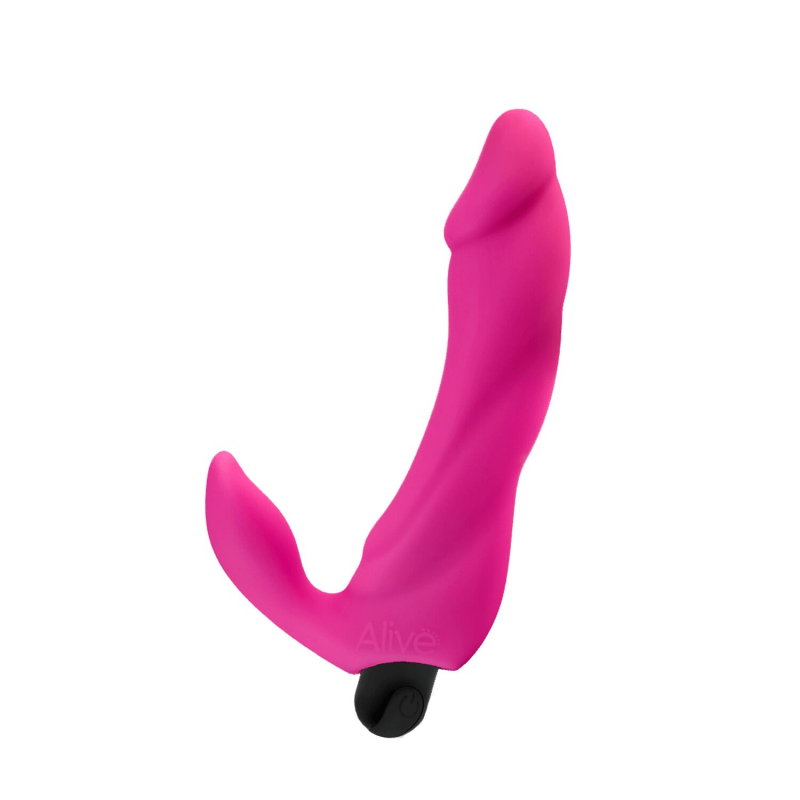 Вібратор вагінально-клітерний Alive Bifun Pro, Pink, перезаряджуваний
