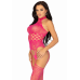 Мереживний бодістокінг з відкритим доступом Leg Avenue High neck lace bodystocking, One size