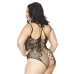 Тедді з відкритим доступом Leg Avenue Net and Lace, чорне