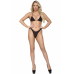 Бодистокинг у велику сітку з довгим рукавом Leg Avenue, One size, Nude