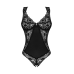 Боді Obsessive Donna Dream, мереживо, відкритий доступ, M/L, чорне