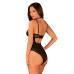 Боді Obsessive Selinne teddy, чорне, M/L