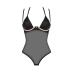 Боді Obsessive Selinne teddy, чорне, M/L