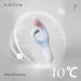 Вібратор-кролик для точки G KISSTOY Big G Blue із підігрівом