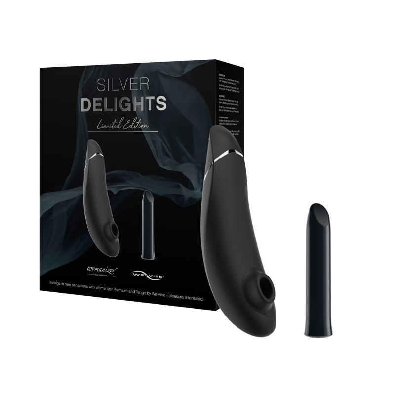 Подарунковий набір Womanizer Premium та We-Vibe Tango Silver Delights Collection