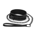 Нашийник з повідцем Bedroom Fantasies Faux Leather Collar & Chain