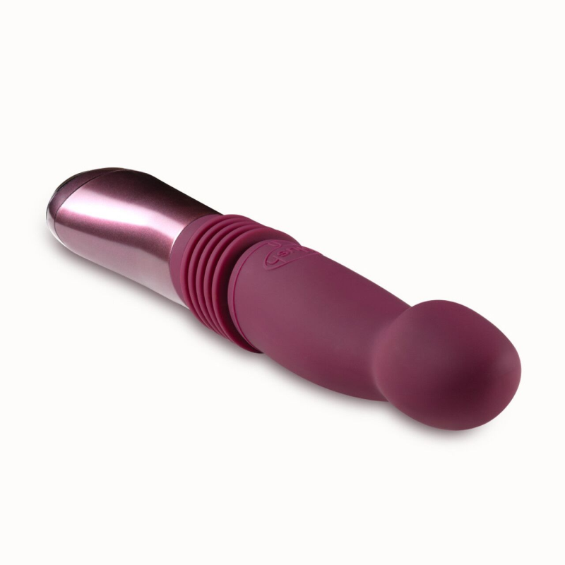 Пульсатор для точки G Blush Temptasia Trixie Thrusting Dildo Wine Red