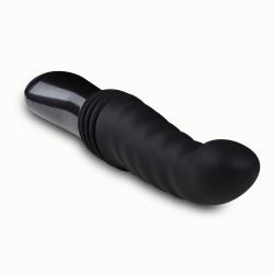 Пульсатор Blush Temptasia Lazarus Thrusting Dildo Black з ребристим стволом, 3 швидкості Пульсатор Blush Temptasia Lazarus Thrusting Dildo Black з ребристим стволом, 3 швидкості