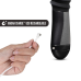 Пульсатор Blush Temptasia Lazarus Thrusting Dildo Black з ребристим стволом, 3 швидкості