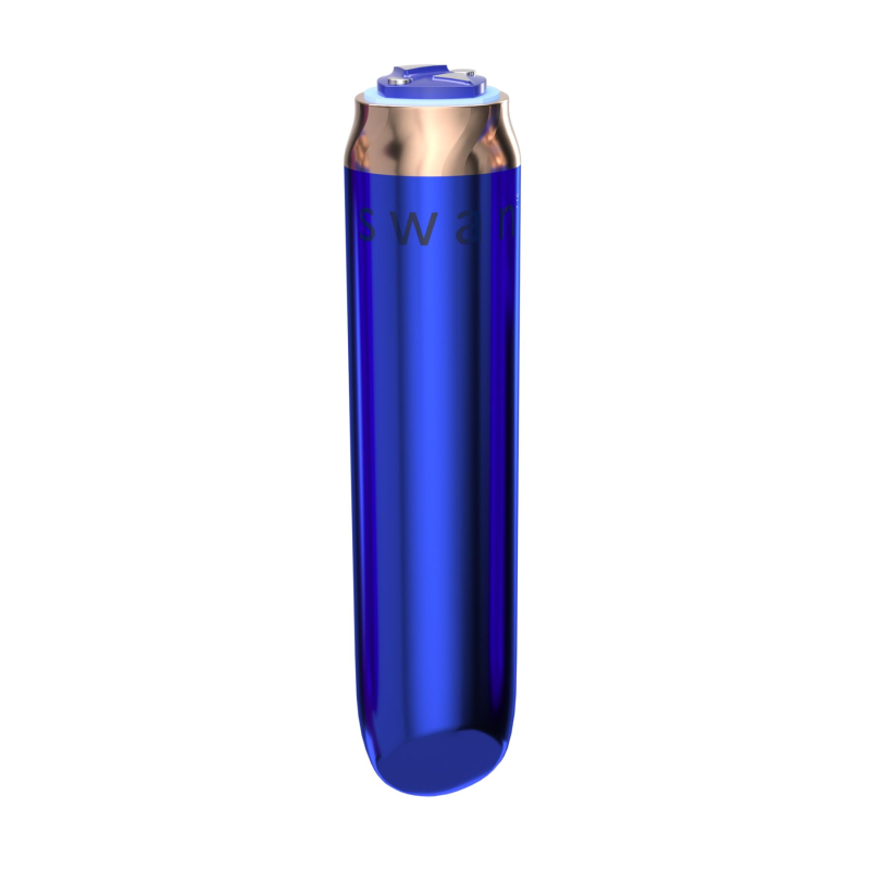 Вібропуля Swan Maximum з силіконовою манжетою Comfy Cuff Blue