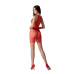 Міні-сукня з вертикальним візерунком Passion BS097 One Size, red