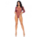 Сітчасте боді зі стразами Leg Avenue Crystalized, One Size