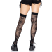 Панчохи сітчасті з візерунком Leg Avenue 420 Net Thigh Highs, чорні