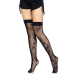 Панчохи сітчасті з візерунком Leg Avenue 420 Net Thigh Highs, чорні