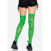 Панчохи сітка з малюнком Leg Avenue 420 Net thigh highs, зелені