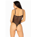 Боді еротичне Leg Avenue Cami bodysuit with thong, чорне, S/M