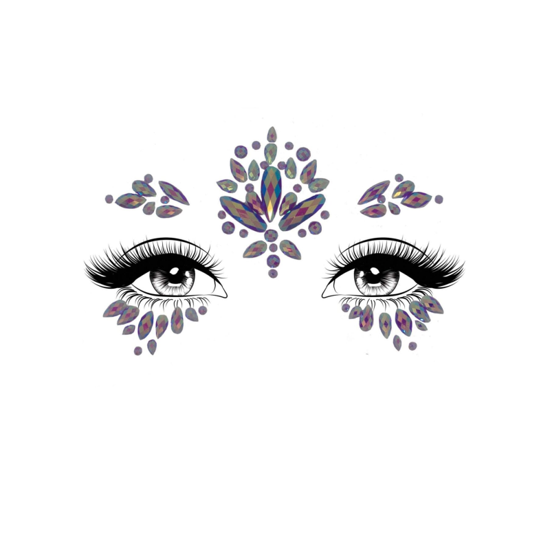 Стрази-прикраси для обличчя Leg Avenue Verity face jewels sticker, наклейки