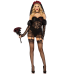 Еротичний костюм чорної нареченої Leg Avenue Heartbreak Bride, L