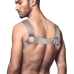 Портупея чоловіча на груди Feral Feelings Bulldog Harness Trasparent