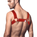 Портупея на груди чоловіча Feral Feelings Bulldog Harness Red