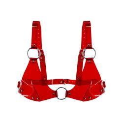 Топ класичний Feral Feelings Bikini Top Red Transparent Топ класичний Feral Feelings Bikini Top Red Transparent