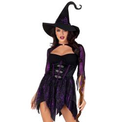 Костюм відьми Leg Avenue Mystical Witch XL (плаття, капелюх) Костюм відьми Leg Avenue Mystical Witch XL (плаття, капелюх)