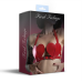 Ліф Сердце зі шкіри Feral Feelings Hearts Bra Red