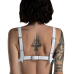 Топ з натуральної шкіри Feral Feelings Bikini Top White