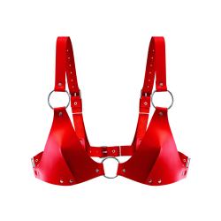 Ліф зі шкіри Feral Feelings Bikini Top Red