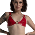 Ліф зі шкіри Feral Feelings Bikini Top Red
