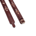 Фіксатори для стегон Liebe Seele Wine Red Thigh Cuffs, розмір L, натуральна шкіра