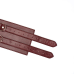 Шкіряний пояс для бондажу Liebe Seele Wine Red Waist Cuff, розмір M