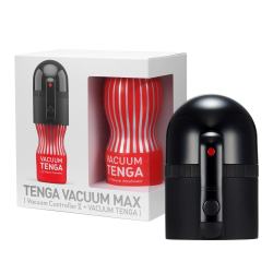 Вакуумна насадка Tenga VACUUM MAX з мастурбатором Tenga Vacuum Cup