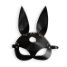 Шкіряна маска Зайки Art of Sex - Bunny mask, чорна