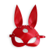 Шкіряна маска Зайки Art of Sex - Bunny mask, червона