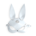 Шкіряна маска Зайки Art of Sex - Bunny mask, біла