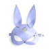 Шкіряна маска Зайки Art of Sex - Bunny mask, лавандова