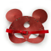 Шкіряна маска мишки Art of Sex Mouse Mask, червона
