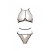 Комплект білизни Passion CHIKA SET, L/XL, cream (топ, трусики)