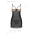 Пеньюар Passion MARINA CHEMISE, S/M, бежевий