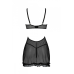 Пеньюар Passion MARINA CHEMISE, L/XL, чорний