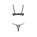 Еротичний комплект Passion Marina Set з відкритим бра, XXL/XXXL, бежевий