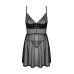 Пеньюар та стрінги Obsessive Chemeris babydoll & thong XL/2XL