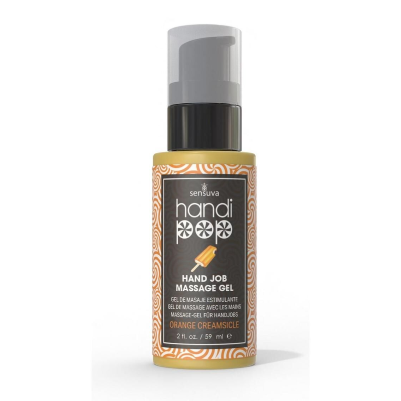 Гель для мануальних та оральних пестощів Sensuva - Handipop Orange Creamsicle, 59 мл