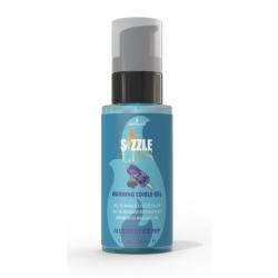 Розігрівальний масажний гель Sensuva Sizzle Lips Blueberry Ice Pop (59 мл)