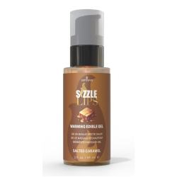 Согріваючий масажний гель Sensuva Sizzle Lips Salted Caramel, 59 мл